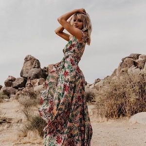 XIX palms Waikiki wrap dress